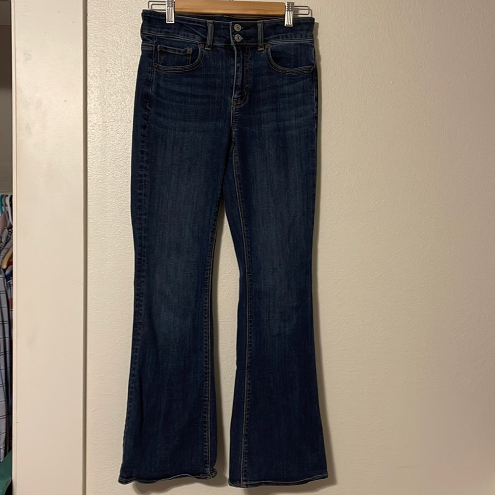 American Eagle Hi Rise Flare jeans
